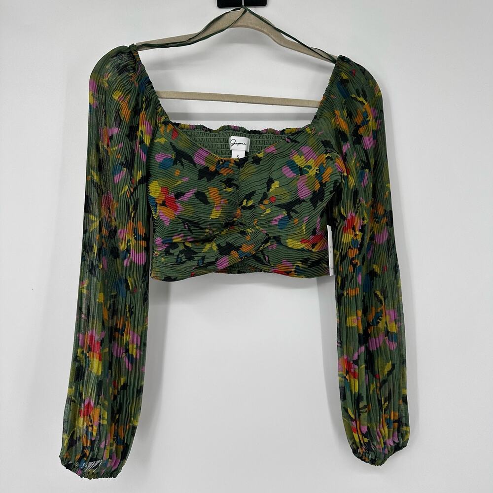 Japna Long Sleeve Crop Top Size S